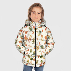 Куртка зимняя для мальчика Тёплая осень, цвет: 3D-черный — фото 2