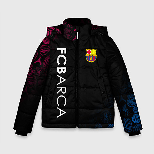 Зимняя куртка для мальчика FC BARCA CHEMPION / 3D-Черный – фото 1
