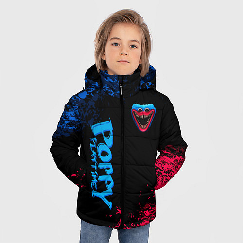 Зимняя куртка для мальчика Poppy Playtime / 3D-Светло-серый – фото 3