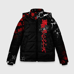 Куртка зимняя для мальчика TOKYO REVENGERS RED STYLE TEAM, цвет: 3D-светло-серый