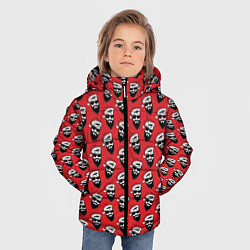 Куртка зимняя для мальчика Hipster Santa, цвет: 3D-красный — фото 2