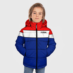 Куртка зимняя для мальчика В стиле 90х FIRM, цвет: 3D-красный — фото 2