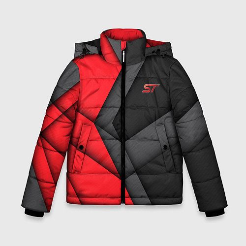 Зимняя куртка для мальчика ST FORD спина / 3D-Черный – фото 1