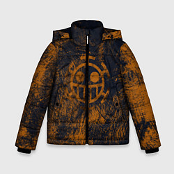 Куртка зимняя для мальчика Пираты сердца из Ван Пис, цвет: 3D-черный