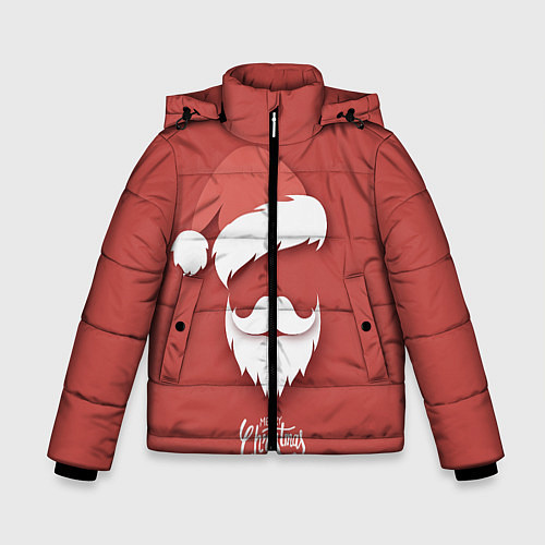 Зимняя куртка для мальчика Merry Christmas Счастливого Рождества / 3D-Черный – фото 1