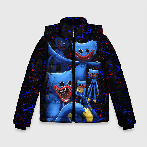 Зимняя куртка для мальчика Huggy Wuggy: Players / 3D-Черный – фото 1