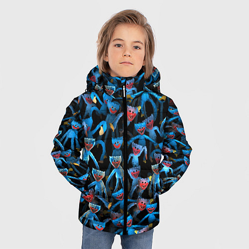 Зимняя куртка для мальчика Толпа Хагги Вагги / 3D-Красный – фото 3