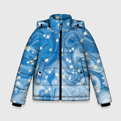 Куртка зимняя для мальчика Голубая метелица, цвет: 3D-светло-серый