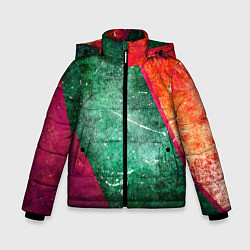 Куртка зимняя для мальчика ТРИ УДОВОЛЬСТВИЯ, цвет: 3D-красный