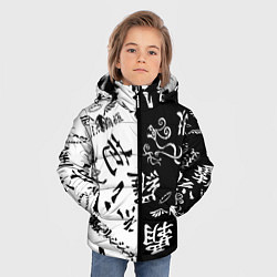 Куртка зимняя для мальчика Tokyo Revengers Black & White, цвет: 3D-черный — фото 2