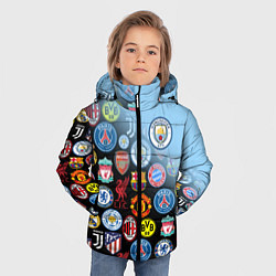 Куртка зимняя для мальчика МАНЧЕСТЕР СИТИ MANCHESTER CITY, цвет: 3D-красный — фото 2