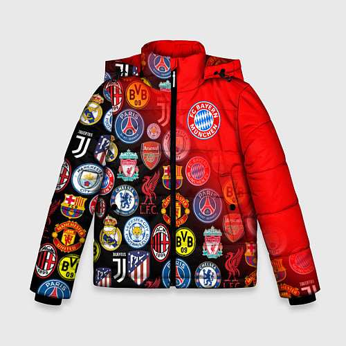 Зимняя куртка для мальчика BAYERN MUNCHEN BEST FC SPORT / 3D-Черный – фото 1