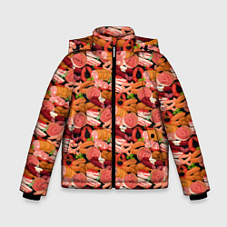 Куртка зимняя для мальчика Мясные Продукты, цвет: 3D-красный