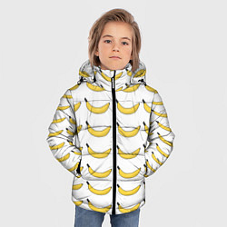 Куртка зимняя для мальчика Крупный Банановый рай, цвет: 3D-светло-серый — фото 2