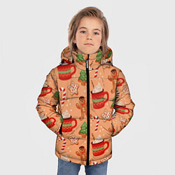 Куртка зимняя для мальчика ИМБИРНЫЕ ПЕЧЕНЬКИ 2022, цвет: 3D-светло-серый — фото 2