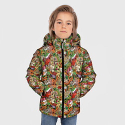 Куртка зимняя для мальчика Еда Разная, цвет: 3D-красный — фото 2