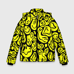 Куртка зимняя для мальчика The Смайлики, цвет: 3D-светло-серый