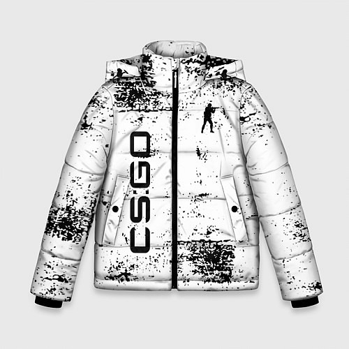 Зимняя куртка для мальчика Кс го : cs go / 3D-Черный – фото 1