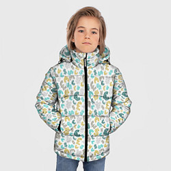Куртка зимняя для мальчика Знаки Денежных Валют, цвет: 3D-светло-серый — фото 2