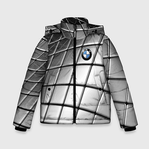 Зимняя куртка для мальчика BMW pattern 2022 / 3D-Черный – фото 1