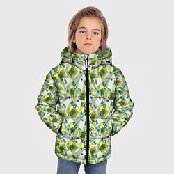 Куртка зимняя для мальчика 100 Евро банкноты, цвет: 3D-светло-серый — фото 2