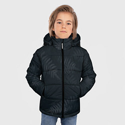 Куртка зимняя для мальчика Влажный Папоротник, цвет: 3D-черный — фото 2
