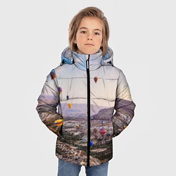 Куртка зимняя для мальчика Воздушные Шары!, цвет: 3D-черный — фото 2