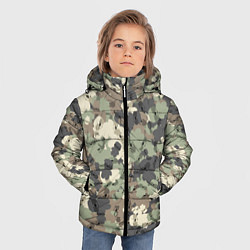 Куртка зимняя для мальчика Камуфляж с уточками Lalafanfan, цвет: 3D-светло-серый — фото 2