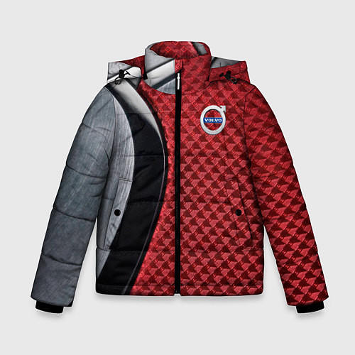 Зимняя куртка для мальчика Volvo Logo Texture / 3D-Черный – фото 1