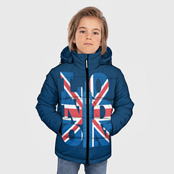 Куртка зимняя для мальчика LONDON Лондон, цвет: 3D-светло-серый — фото 2