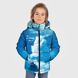 Куртка зимняя для мальчика Let your dreams come true, цвет: 3D-черный — фото 2