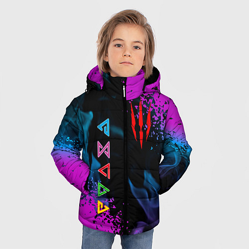 Зимняя куртка для мальчика The Witcher ГЕЙМЕРАМ ИГРА / 3D-Красный – фото 3
