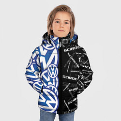 Куртка зимняя для мальчика Volkswagen Scirocco Half Pattern, цвет: 3D-красный — фото 2