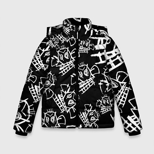 Зимняя куртка для мальчика JINX PATTERN ДЖИНКС / 3D-Черный – фото 1