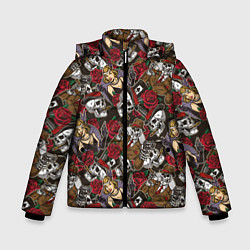Куртка зимняя для мальчика Мафия Mafia, цвет: 3D-светло-серый