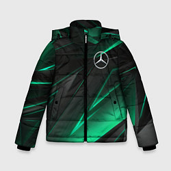 Куртка зимняя для мальчика MERCEDES-BENZ AMG NEON STRIPES PETRONAS, цвет: 3D-красный