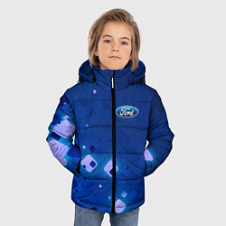 Куртка зимняя для мальчика Ford форд abstraction, цвет: 3D-красный — фото 2
