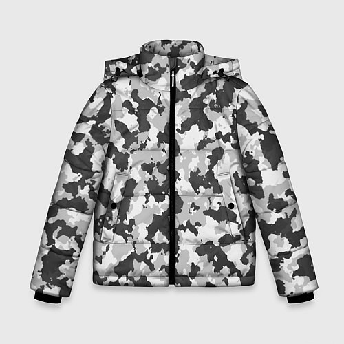Зимняя куртка для мальчика Комок / 3D-Черный – фото 1