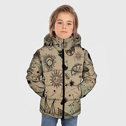Куртка зимняя для мальчика Эзотерика, цвет: 3D-черный — фото 2