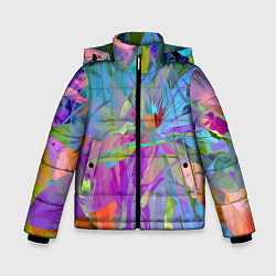 Куртка зимняя для мальчика Abstract color pattern Summer 2022, цвет: 3D-светло-серый