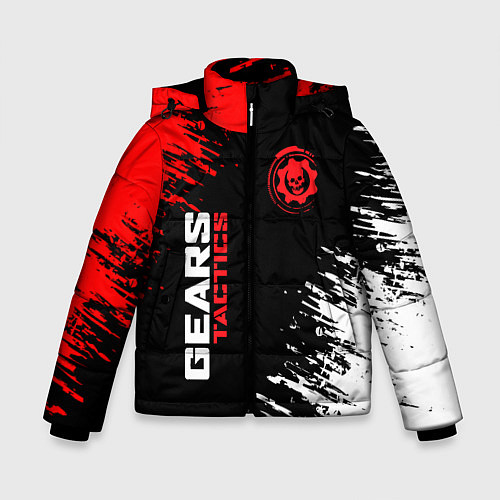 Зимняя куртка для мальчика Gears tactics gears of war / 3D-Черный – фото 1
