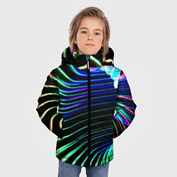 Куртка зимняя для мальчика Portal Fashion pattern Neon, цвет: 3D-красный — фото 2