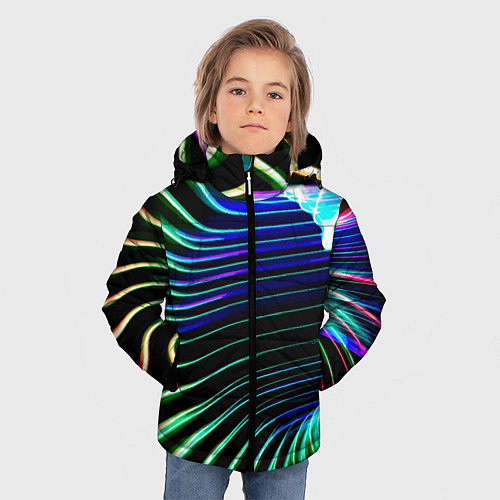 Зимняя куртка для мальчика Portal Fashion pattern Neon / 3D-Красный – фото 3
