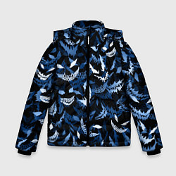 Куртка зимняя для мальчика Drain monsters, цвет: 3D-светло-серый