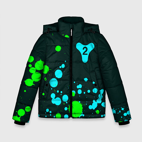 Зимняя куртка для мальчика ДЕСТИНИ 2 Краска FS / 3D-Черный – фото 1