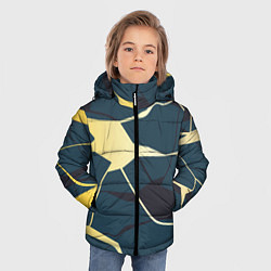Куртка зимняя для мальчика Молния Разводы, цвет: 3D-светло-серый — фото 2