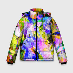 Зимняя куртка для мальчика Красочный цветочный узор Весна - Лето 2023 Colorfu
