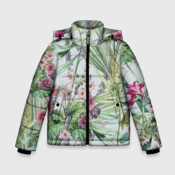 Зимняя куртка для мальчика Цветы Солнечная Коса