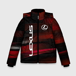Куртка зимняя для мальчика Lexus - абстракция, цвет: 3D-светло-серый