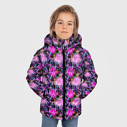 Куртка зимняя для мальчика Абстрактные мыльные пузыри, цвет: 3D-светло-серый — фото 2